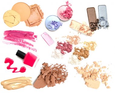 Set kozmetik ürünleri yalıtmak. Ürün yapmak.