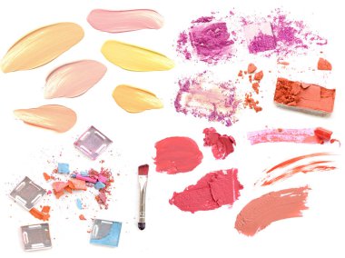 Set kozmetik ürünleri yalıtmak. Ürün yapmak.