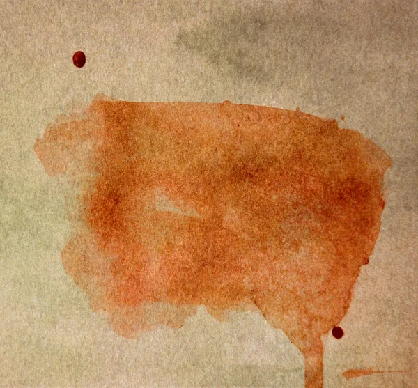 茶色の紙テクスチャ背景に描かれている水の色 — ストック写真