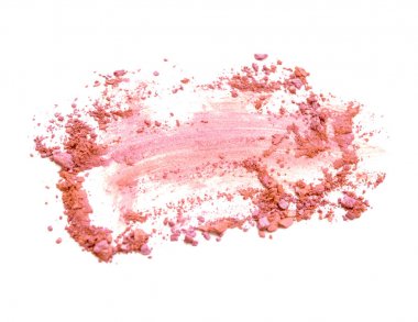 Pembe ezilmiş göz farı makyaj