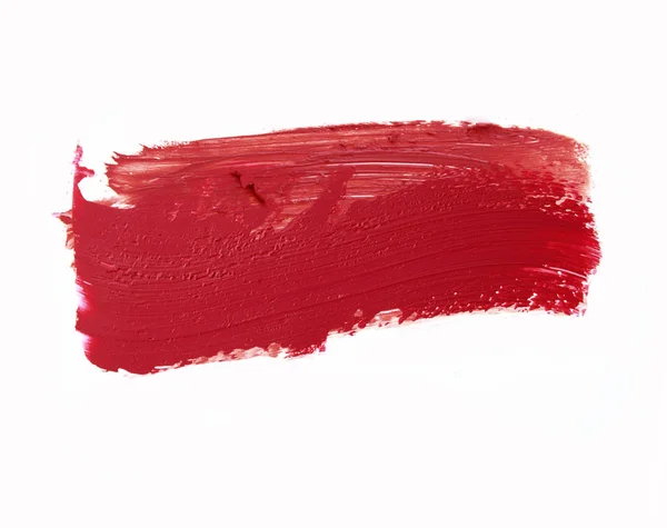 Lápiz Labial Color Rojo Blanco — Foto de Stock