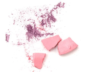 Ezilmiş makyaj renk çerçeve ve metin arka plan için boş alan ile sınır