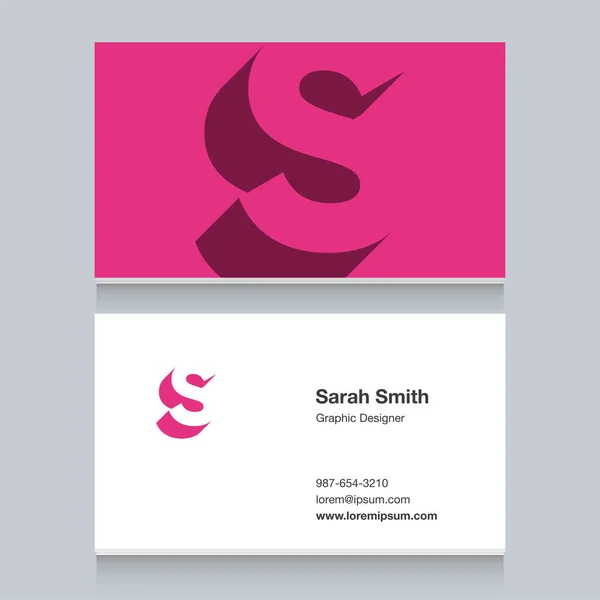 Logo Alphabet Letter Business Card Template Vector Graphic Design Elements Royalty Free Stock Illustrations