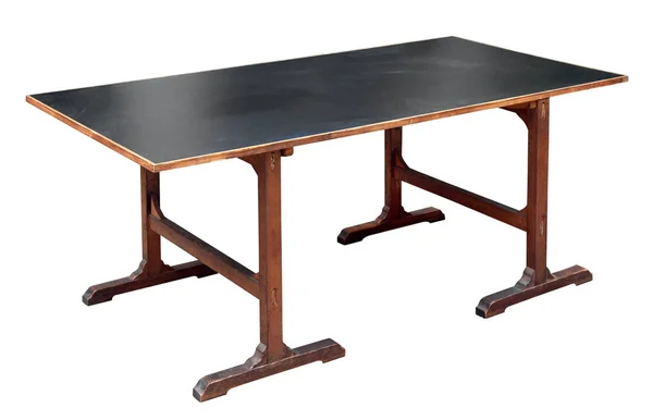 Jednoduché staré tabulky stylu mahagonový stůl — Stock fotografie