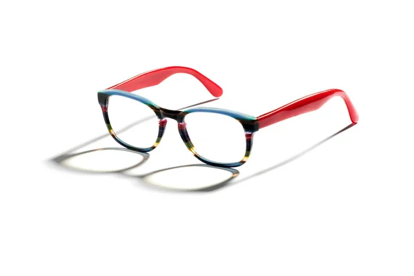 Paar stylische bunte Brillen — Stockfoto