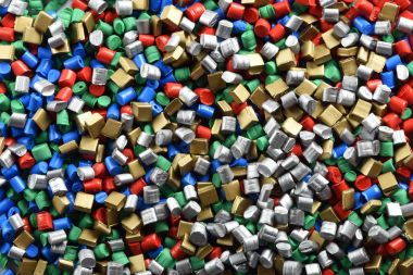 Arka plan doku çok renkli plastik