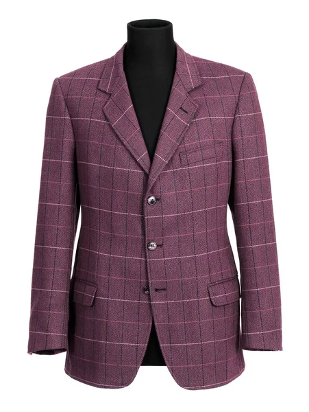 Фіолетова куртка на манекені — стокове фото