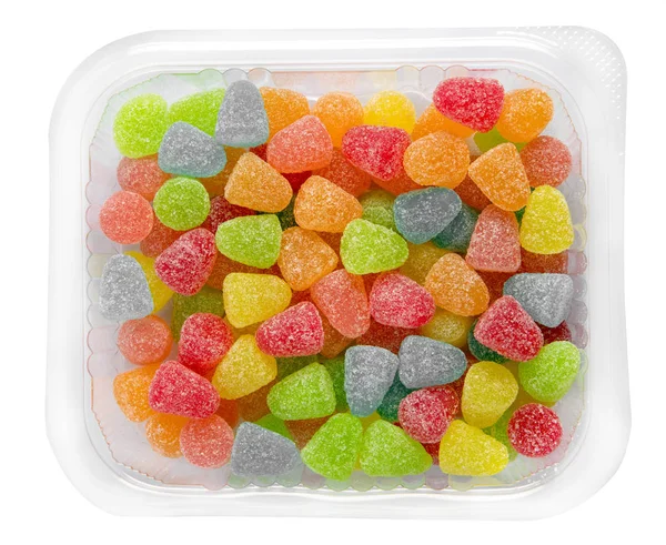 Pack of colored jelly sugared sweets — Stock Photo, Image