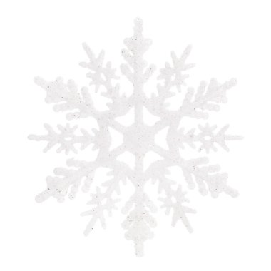 Noel dekorasyonu. izole beyaz kar tanesi
