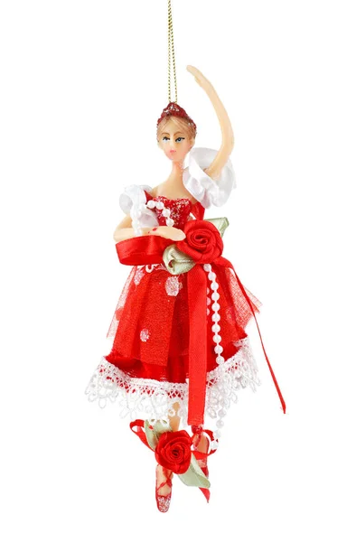 Bailarina de decoração de natal — Fotografia de Stock