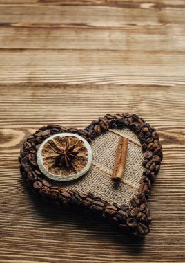 Sevgililer günü tebrik, dekore edilmiş Kalpler