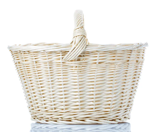 Basket isolated on white background — Stock Photo, Image