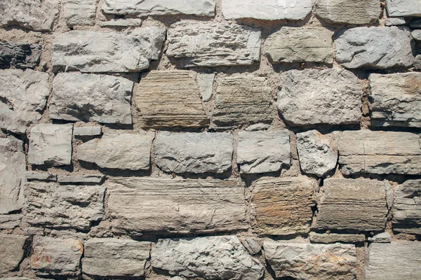 Peretele de piatră realizat cu blocuri — Fotografie, imagine de stoc