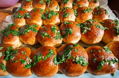 taze ev yapımı çörekler