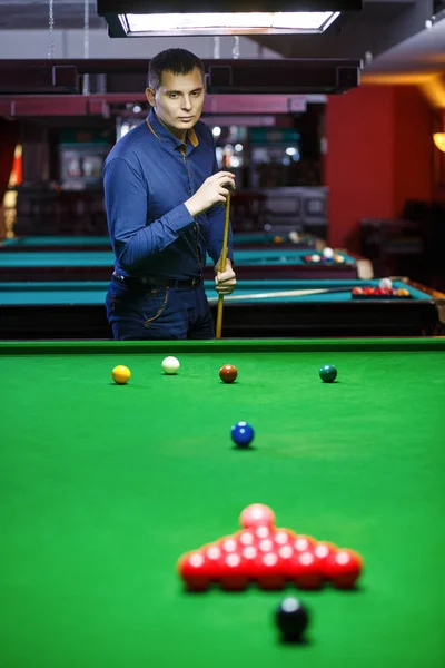 Labda és Snooker játékos — Stock Fotó