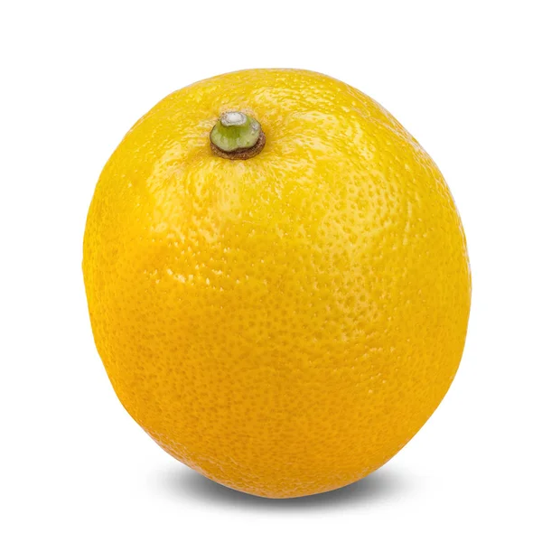 Färska mogna citroner isolerade på vit bakgrund — Stockfoto