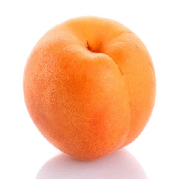 Single separate peach isolated — Stock Photo, Image
