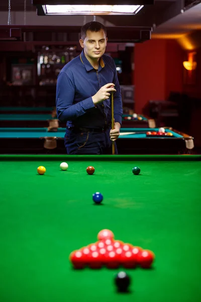 Labda és Snooker játékos — Stock Fotó