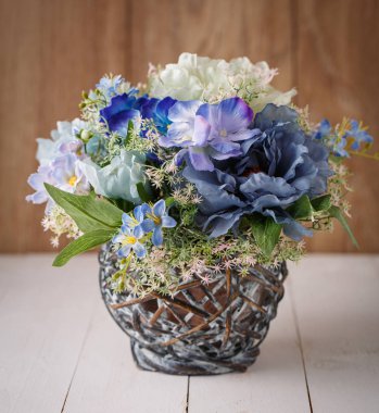 Dekoratif sepet saksıyı