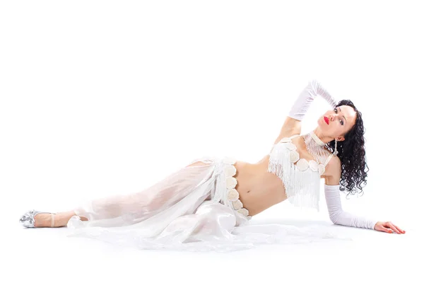 Beautiful Arabian bellydancer sexy woman — Stok fotoğraf