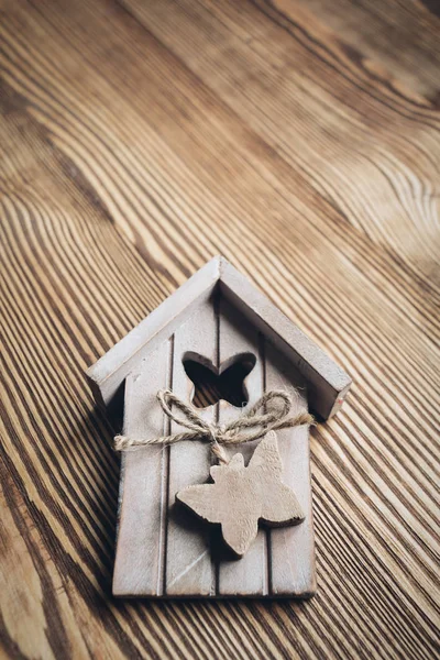 Casa decorativa de madeira — Fotografia de Stock