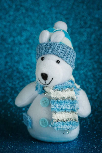Vánoční pozadí s lední medvěd Royalty Free Stock Fotografie