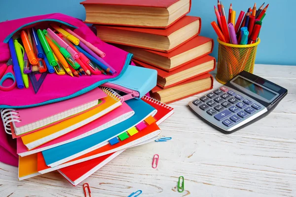 The background for your postcard is back to school — Stock Photo, Image