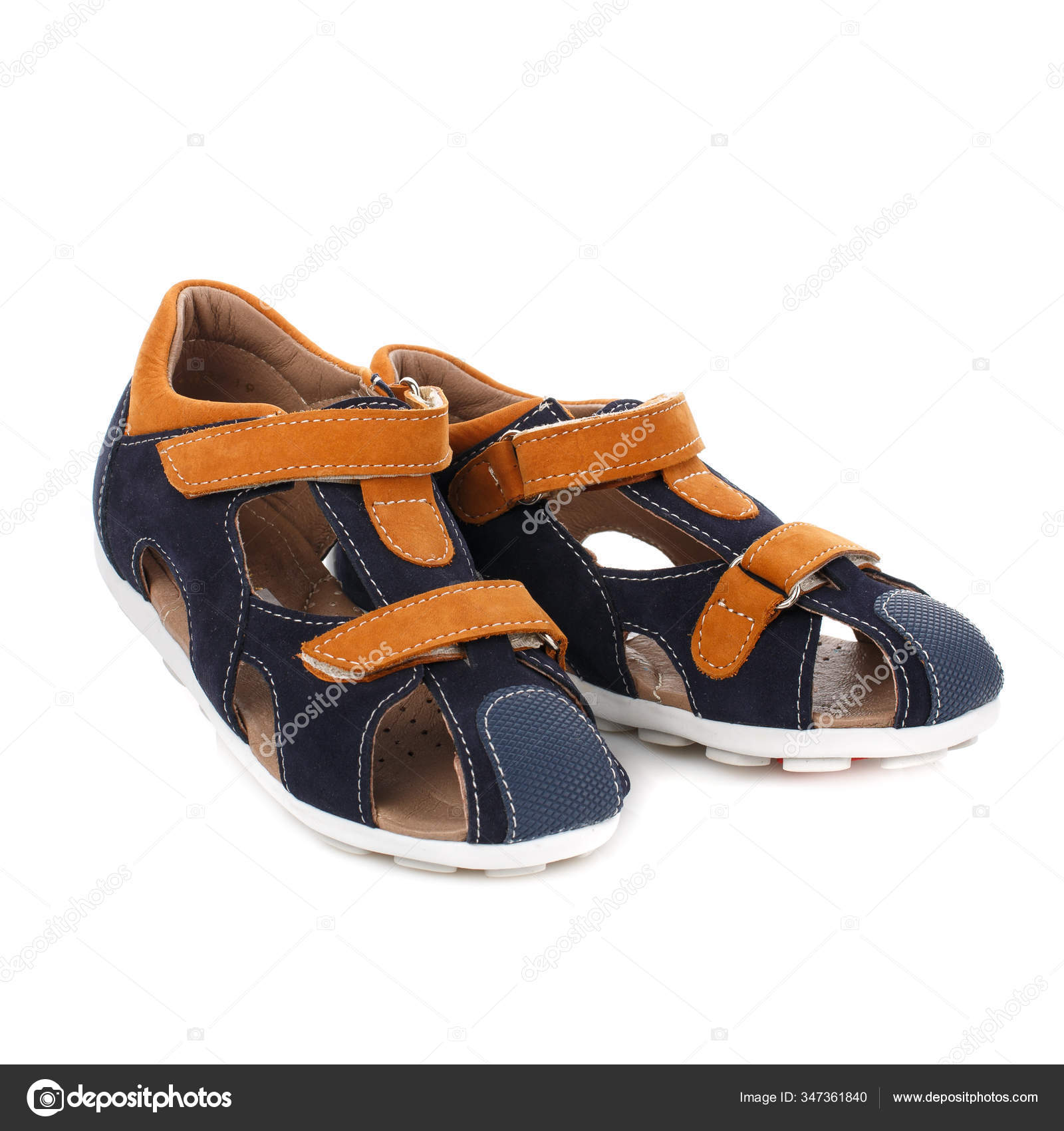 boys white sandals