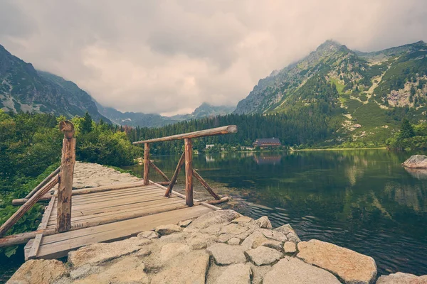 Ein Platz Zum Spazierengehen Und Wandern Ist Hoch Hochgebirgssee Der — Stockfoto