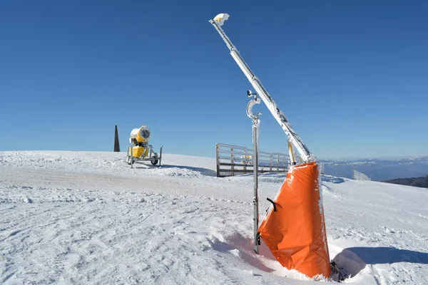 Start of the ski slopes — Stock Photo, Image