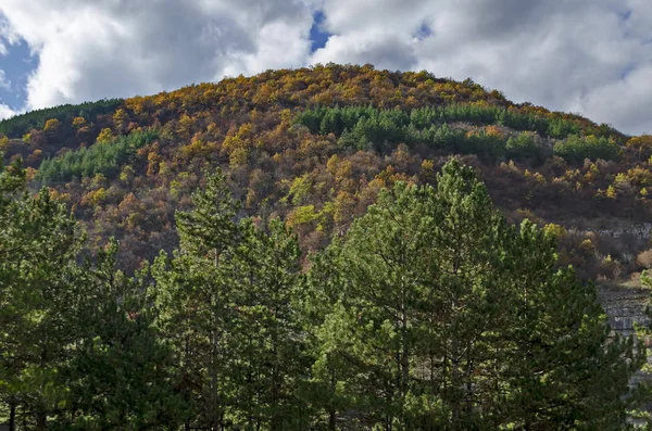 Paysage automnal coloré dans la montagne des Balkans — Photo