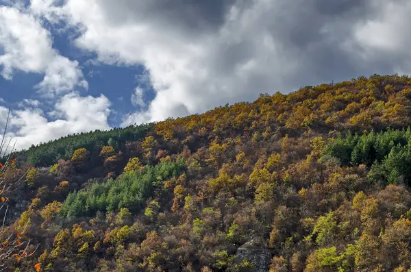 Paysage automnal coloré dans la montagne des Balkans — Photo