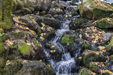 Dağ dere Lakatnik kaya şelale çağlayan