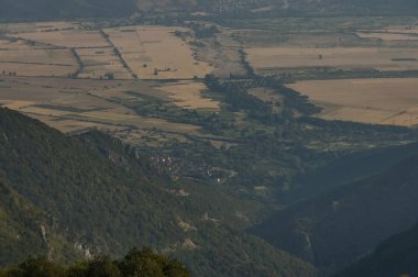 Dağ manzarası Merkezi Balkan dağ, Beklemeto veya Truva pass