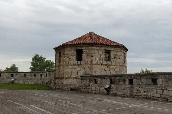 Inside view of the medieval fortress Baba Vida at Danube River in Vidin town — Stock Photo, Image