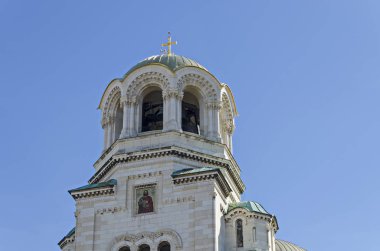 Sofia, Bulgaristan - 22 Eylül 2012: Parçası güzellik St. Alexander Nevsky Katedrali Sofya, Bulgaristan. Burada ziyaret.