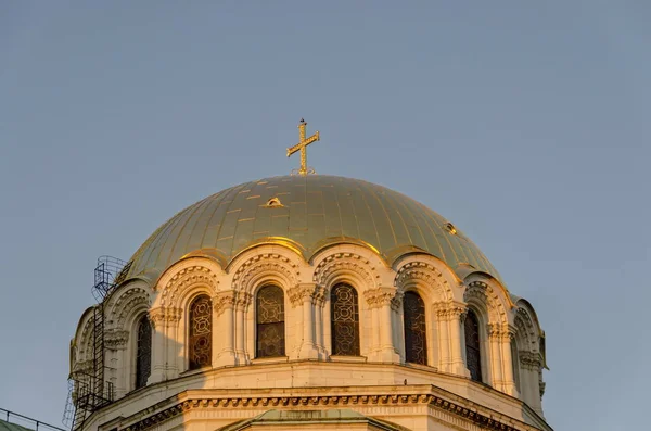Sofie Bulharsko Září 2012 Střecha Campanile Katedrála Svatého Alexandra Něvského — Stock fotografie