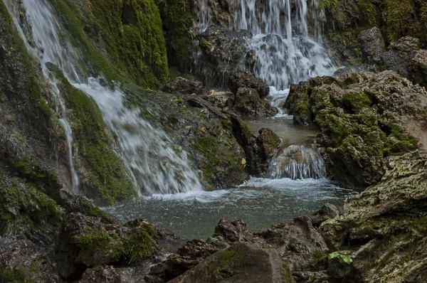 Part Krushuna Waterfall Cascade River Proinovska Village Krushuna Bulgaria — Stock Photo, Image