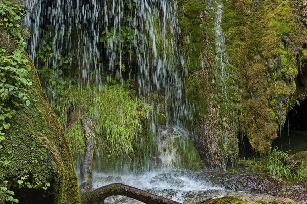 Part Krushuna Waterfall Cascade River Proinovska Village Krushuna Bulgaria — Stock Photo, Image