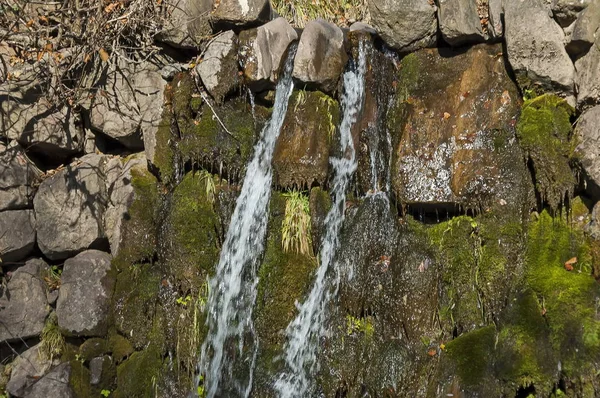 Parte Superiore Della Cascata Cascata Del Fiume Lokorska Vicino Villaggio — Foto Stock