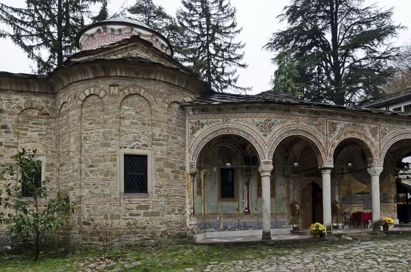Troyan Monastery Bulgaria November 2019 Beautiful Church Assumption Virgin Churchyard — Stock Photo, Image