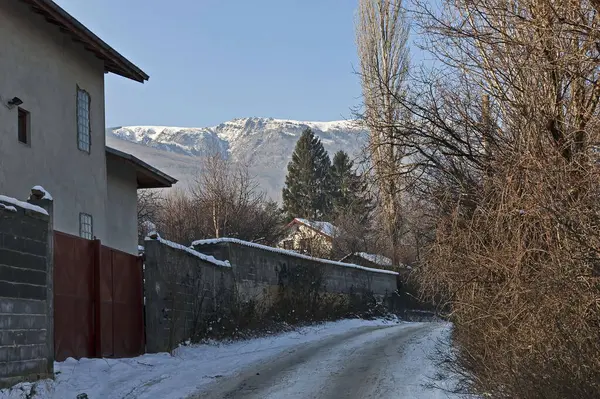 Vitosha Gebirge Bulgarien Januar 2011 Winterpanorama Eines Teils Des Wohngebiets — Stockfoto