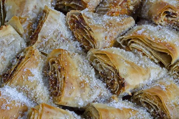 Geleneksel Bulgar Balkabağı Pastası Banitza Strudel Veya Tikvenik Fırını Sofya Stok Resim