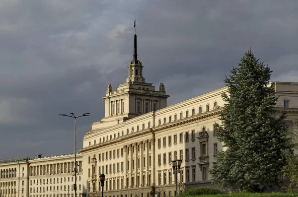 Sofia Bulgária Novembro 2019 Centro Administrativo Estadual Com Construção Conselho — Fotografia de Stock