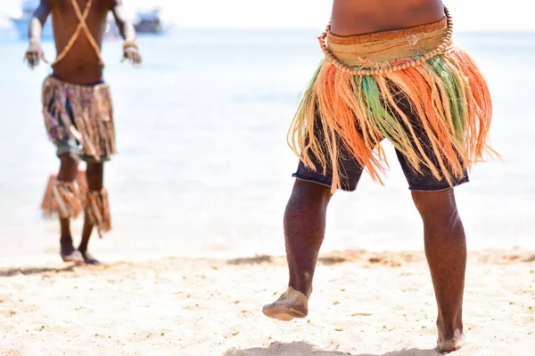 Africano Trajes Dança Fundo Mar — Fotografia de Stock