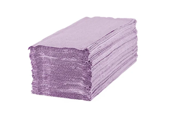 Paper towels isolated on white background. Stockbild