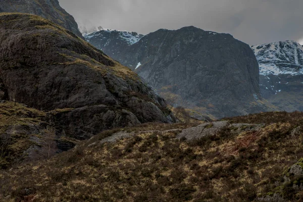 Από κοντά shot της Glencoe βουνό στη Σκωτία — Φωτογραφία Αρχείου