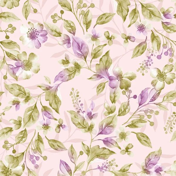 Repeating floral  seamless pattern — Stock Photo, Image