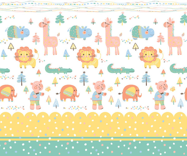 Vivid seamless pattern