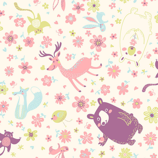 Vivid seamless pattern